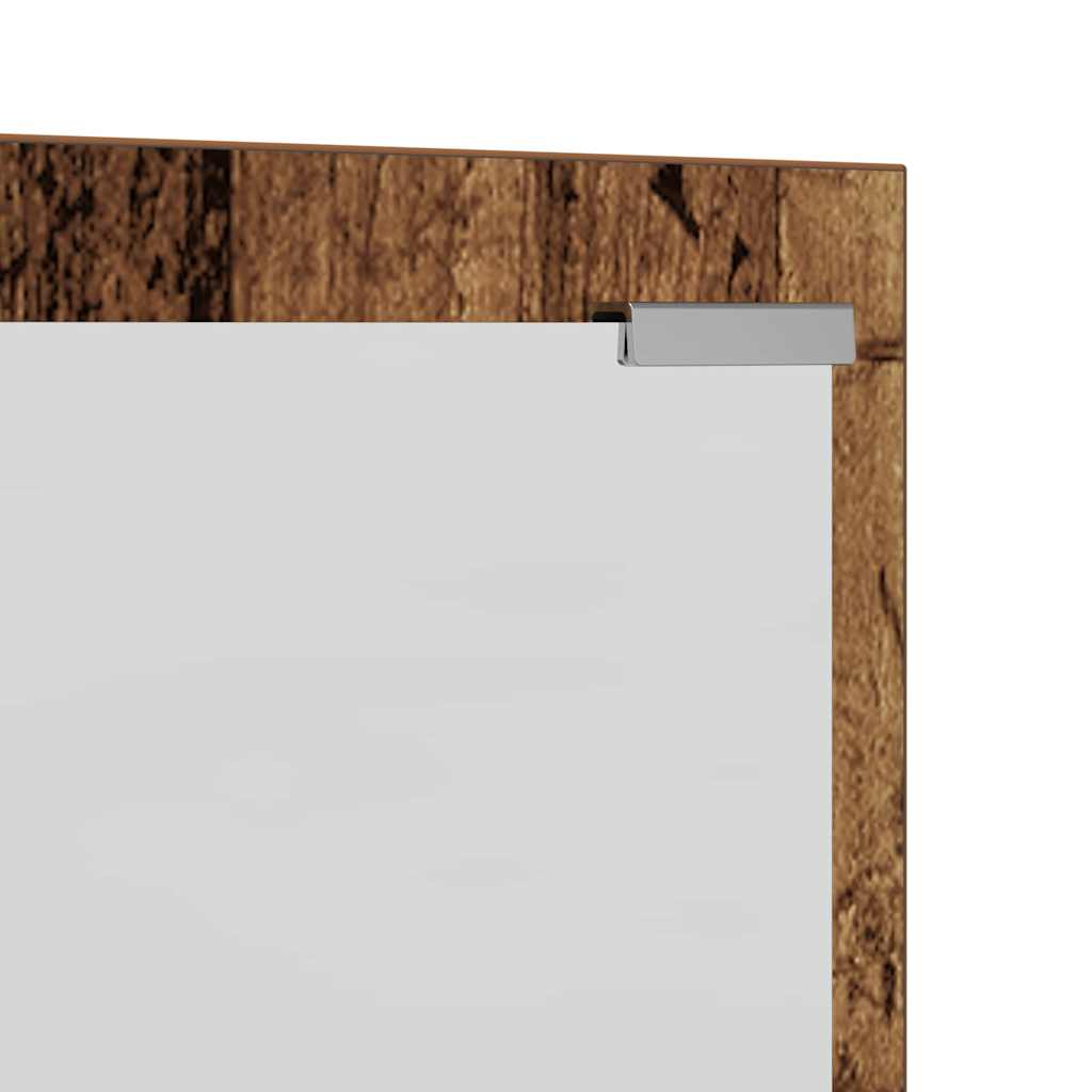 Porte-manteau mural Montage mural Bois ancien 100 x 10 x 100 cm - XIOS