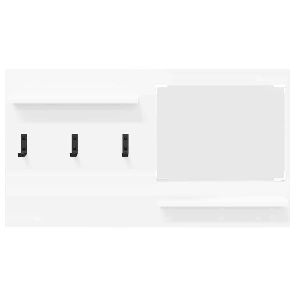 Porte-manteau mural Blanc 90 x 10 x 50 cm Bois d'ingénierie - XIOS