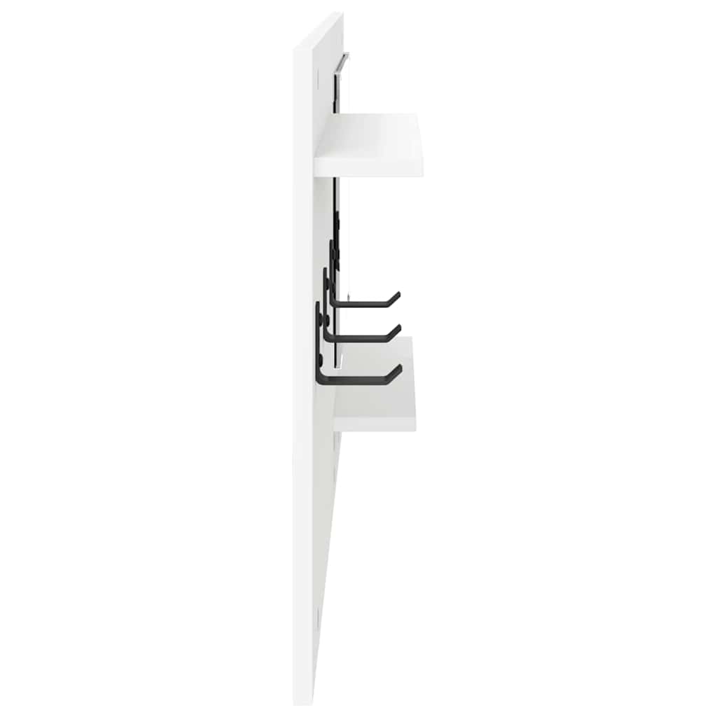 Porte-manteau mural Blanc 90 x 10 x 50 cm Bois d'ingénierie - XIOS