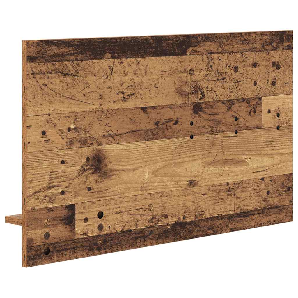 Porte-manteau mural avec étagère Bois ancien 90 x 10 x 50 cm - XIOS