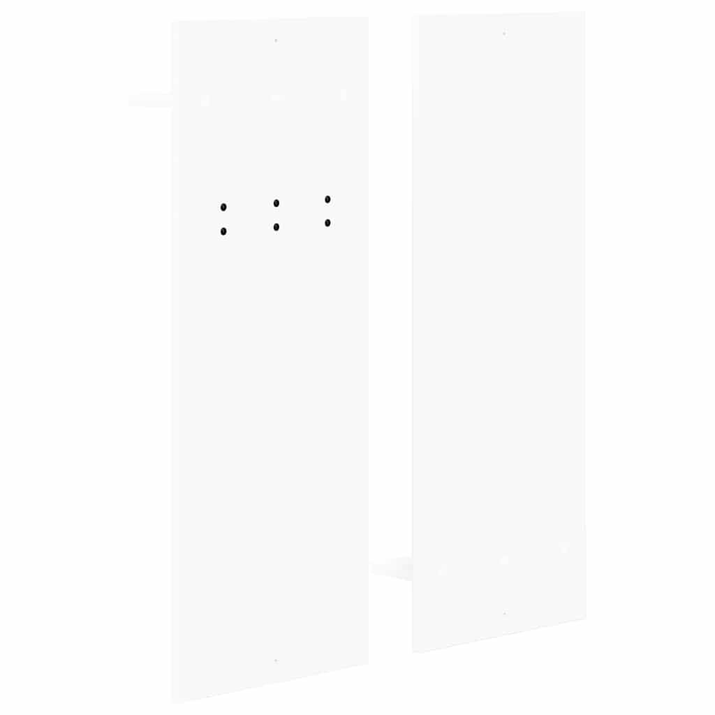 Porte-manteau mural Blanc 70 x 10 x 90 cm Bois d'ingénierie - XIOS
