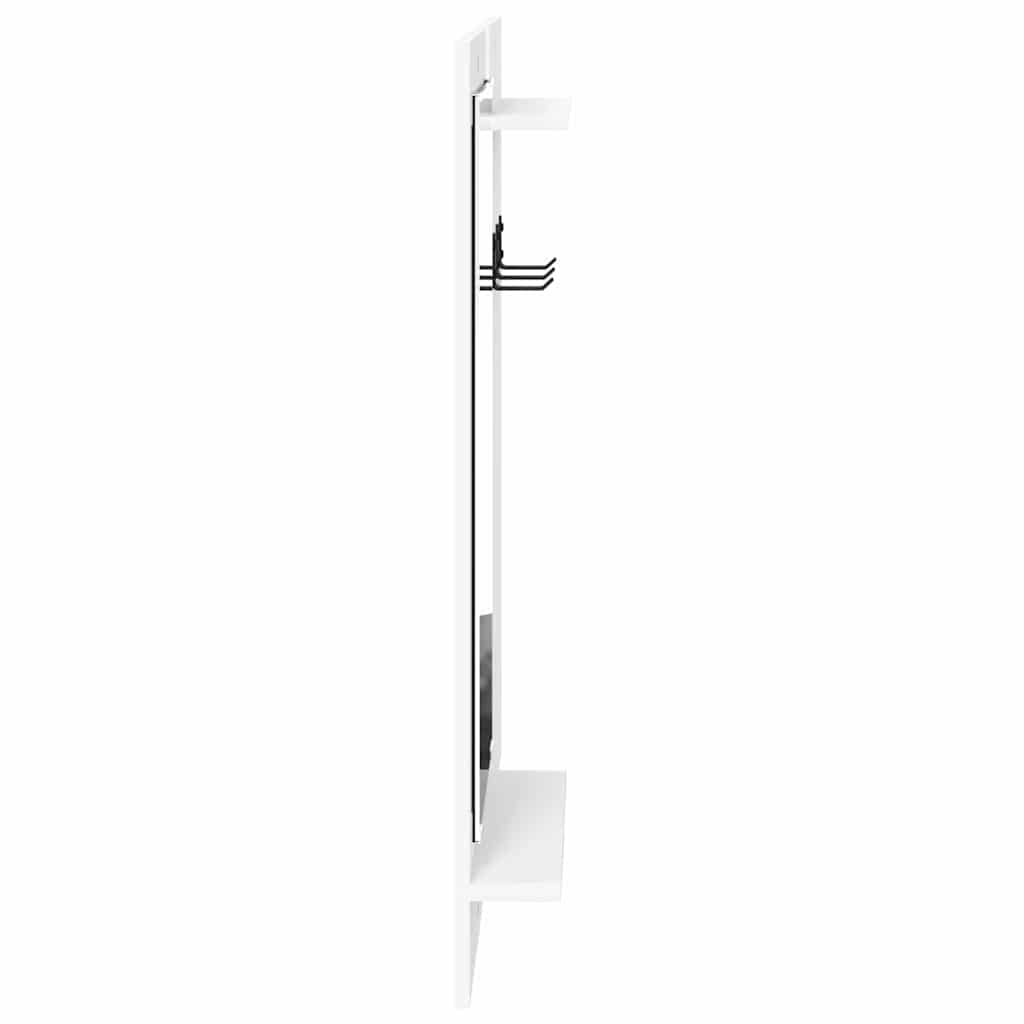 Porte-manteau mural Blanc 70 x 10 x 90 cm Bois d'ingénierie - XIOS