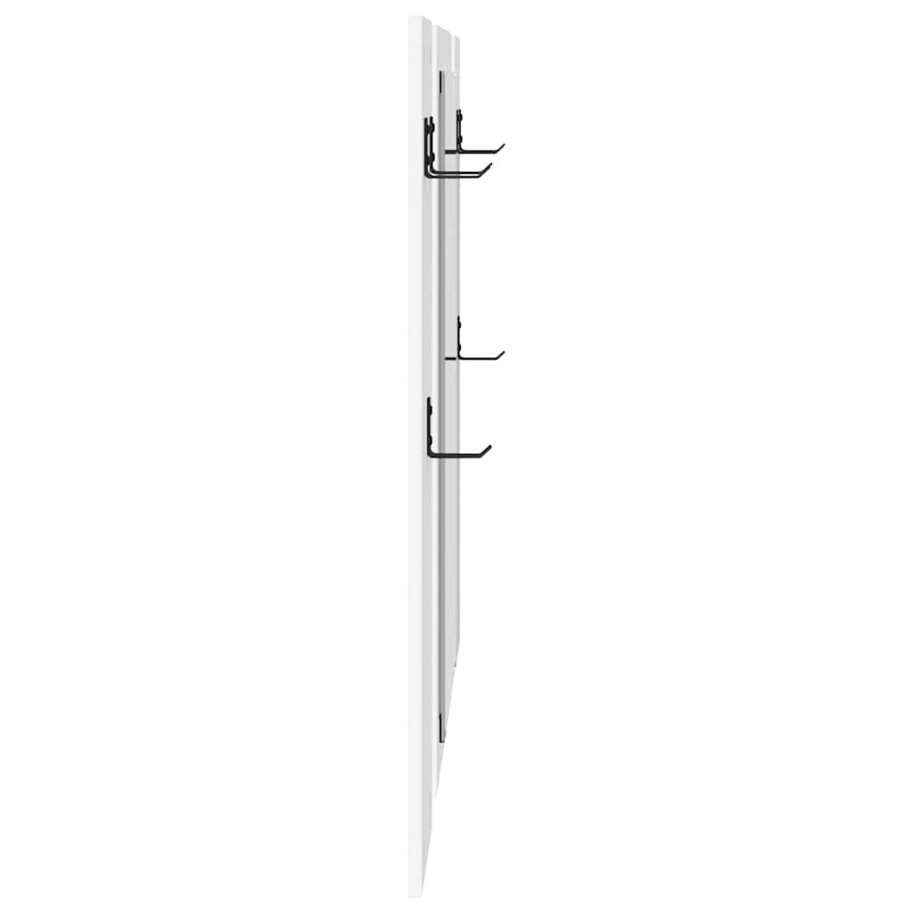 Porte-manteau mural Blanc 96 x 1,5 x 90 cm Bois d'ingénierie - XIOS