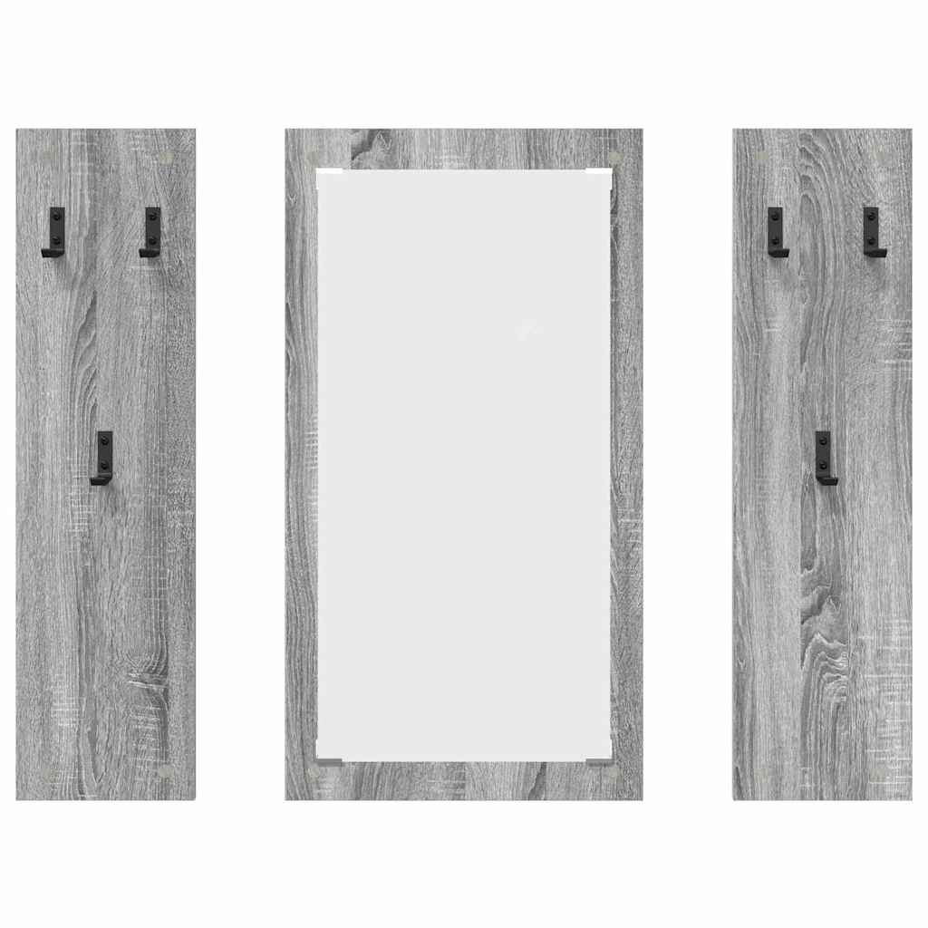 Porte-manteau mural Montage mural Sonoma gris 96 x 1,5 x 90 cm - XIOS