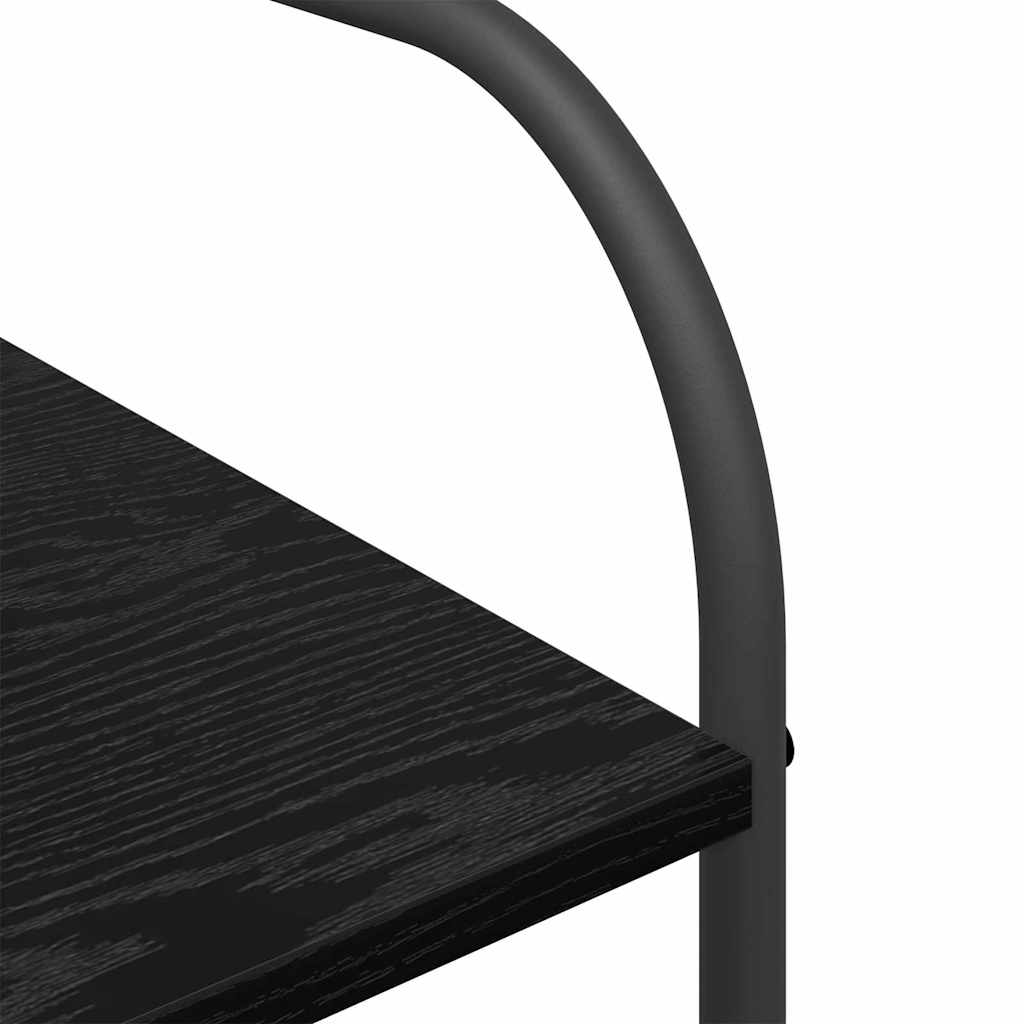 Porte-vêtements Noir 120 x 44 x 160 cm Bois d'ingénierie - XIOS