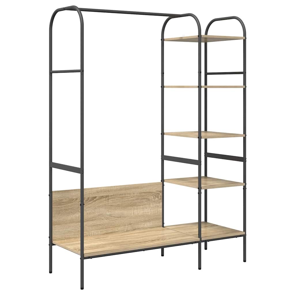 Porte-vêtements Marron 120 x 44 x 160 cm Bois d'ingénierie - XIOS
