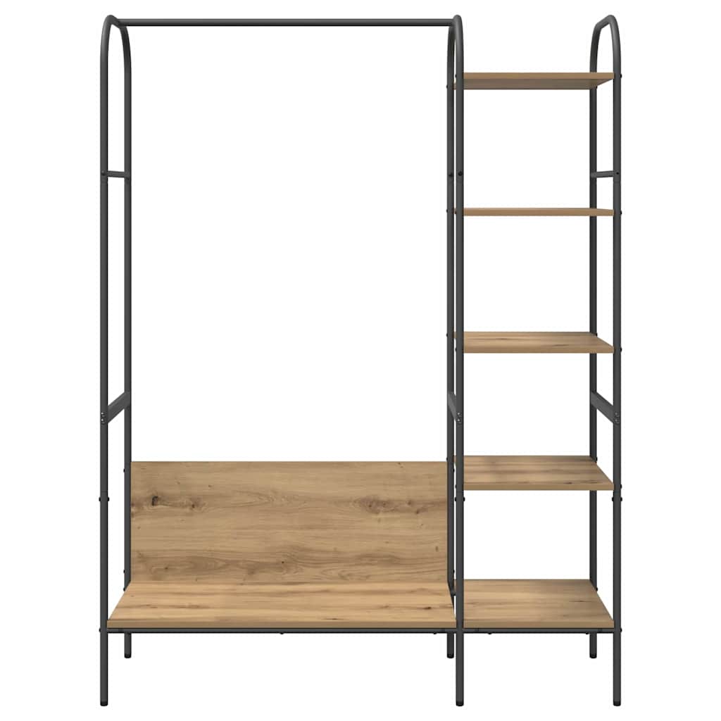 Porte-vêtements Beige 120 x 44 x 160 cm Bois d'ingénierie - XIOS