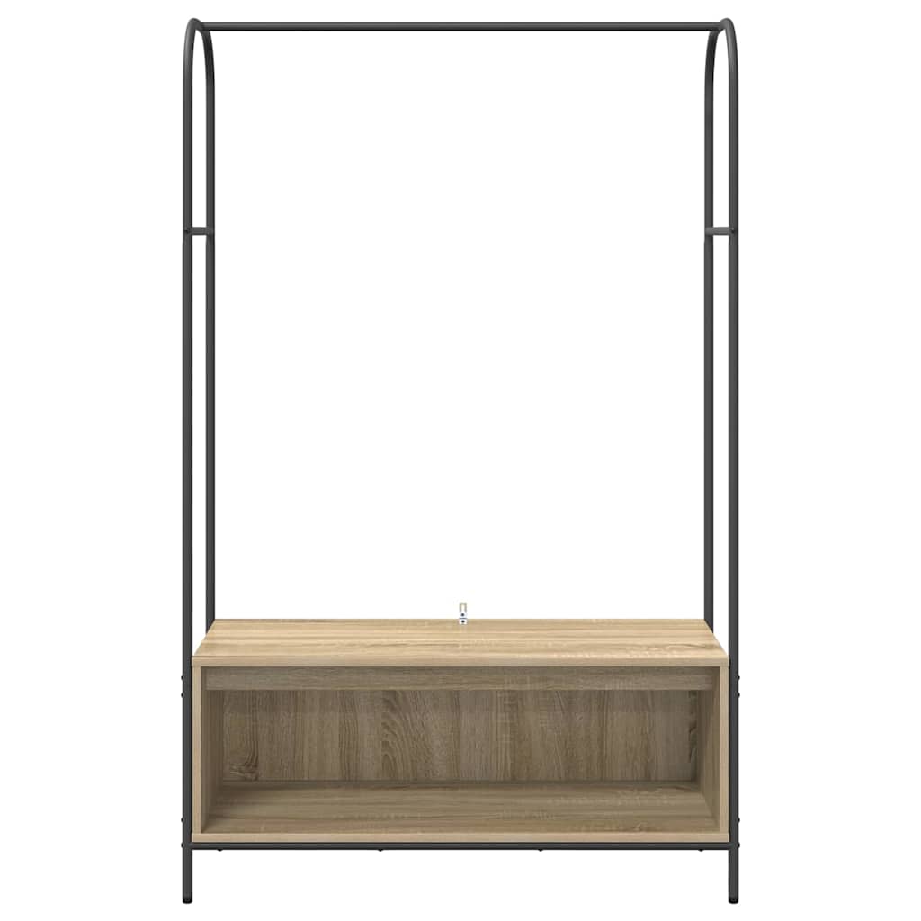 Porte-vêtements Marron 100 x 44 x 160 cm Bois d'ingénierie - XIOS
