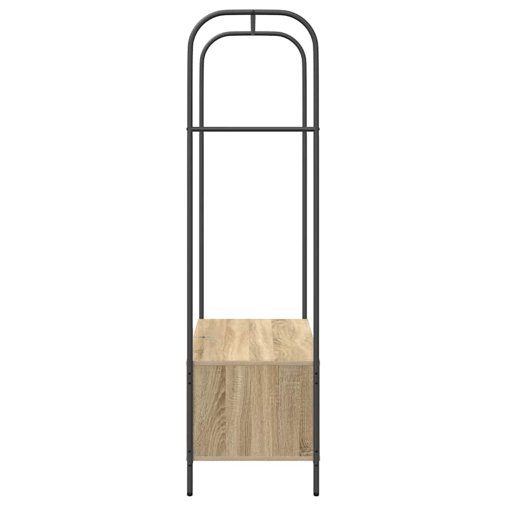 Porte-vêtements Marron 100 x 44 x 160 cm Bois d'ingénierie - XIOS