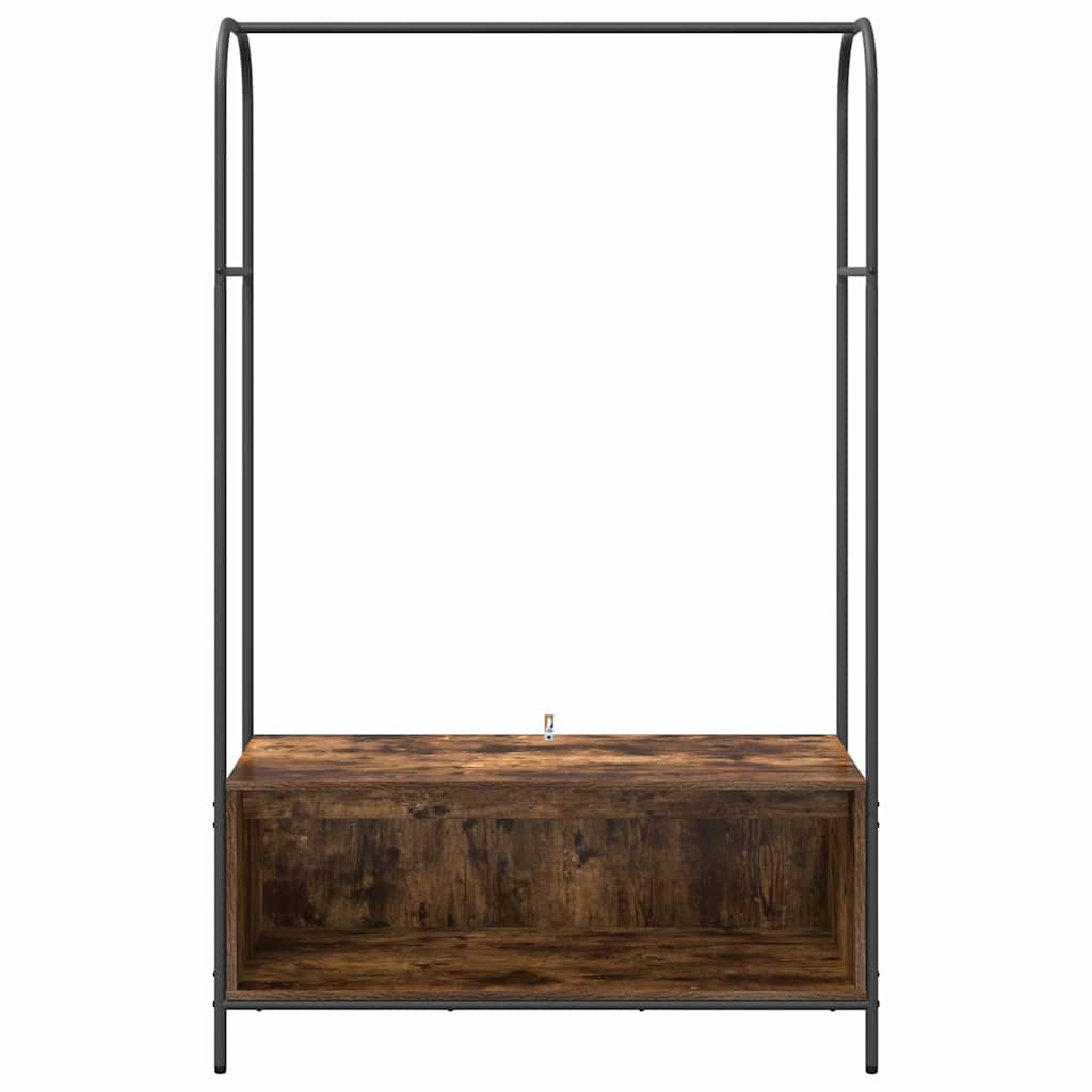Porte-vêtements Chêne brun 100 x 44 x 160 cm Bois d'ingénierie - XIOS