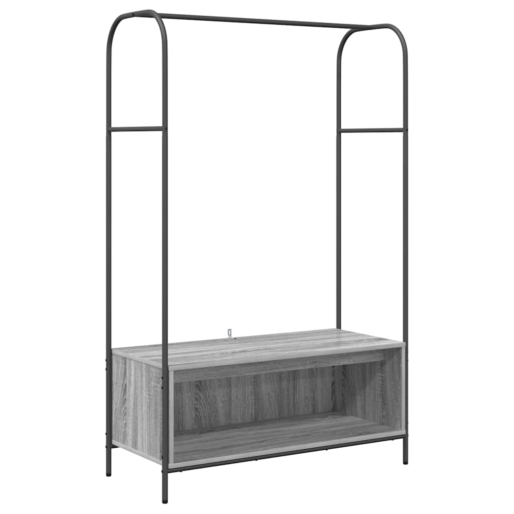 Porte-vêtements Gris 100 x 44 x 160 cm Bois d'ingénierie - XIOS