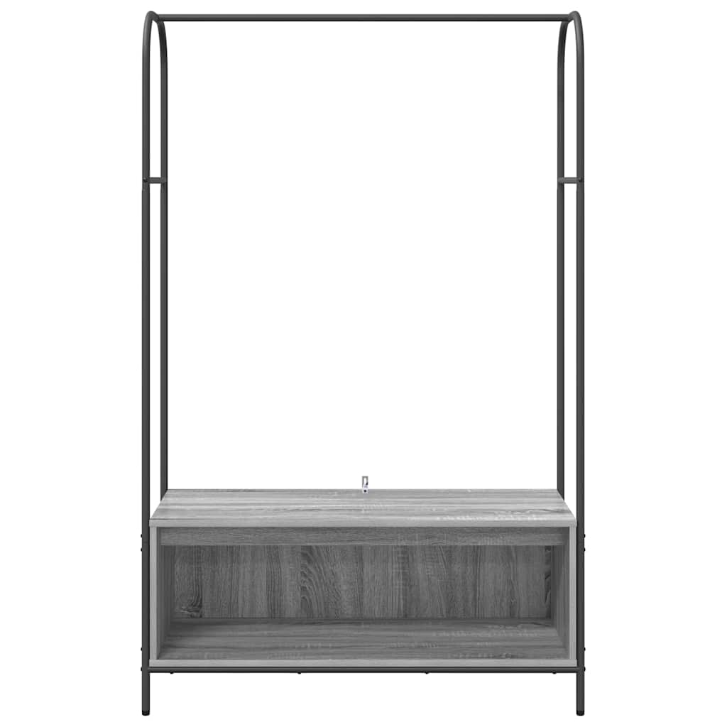 Porte-vêtements Gris 100 x 44 x 160 cm Bois d'ingénierie - XIOS