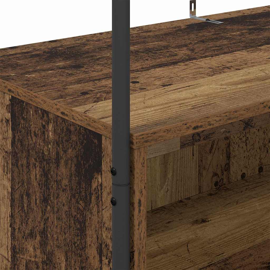 Porte-vêtements Chêne brun 100 x 44 x 160 cm Bois d'ingénierie - XIOS