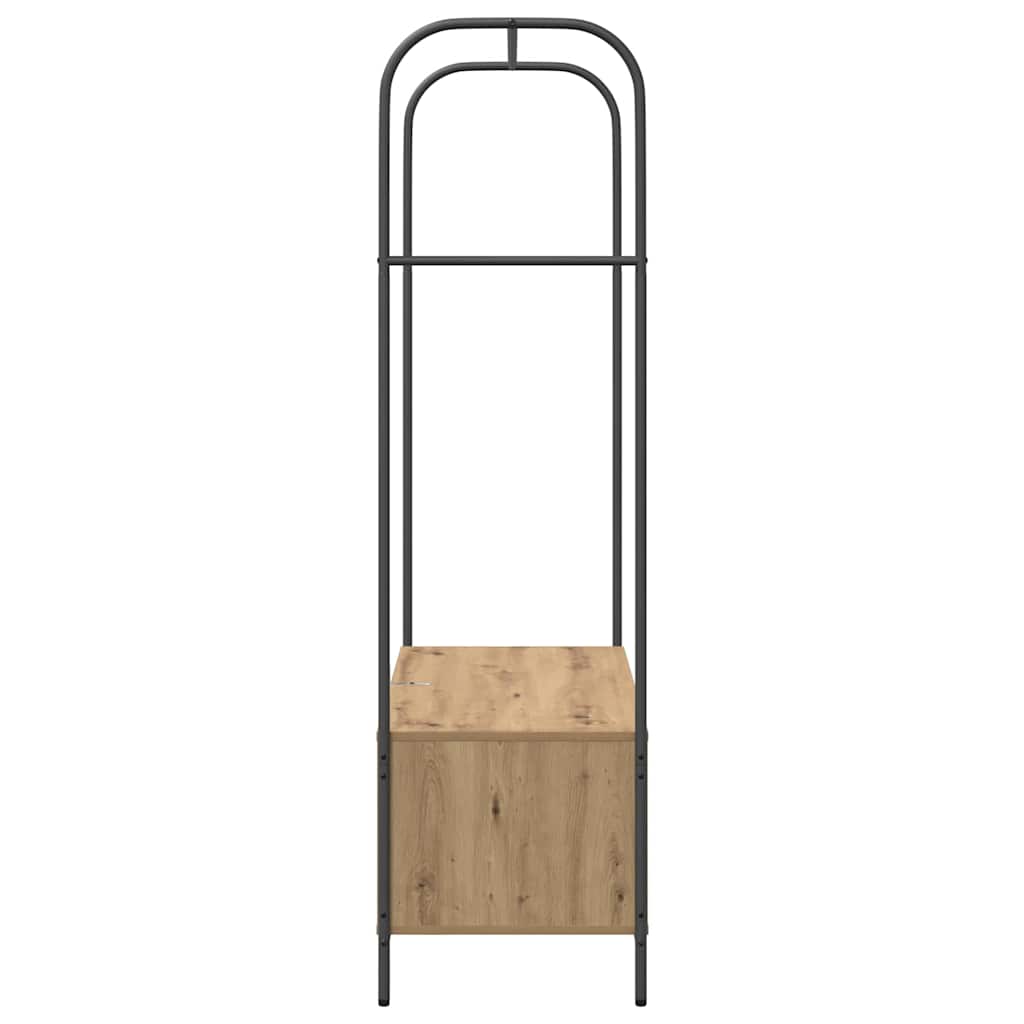 Porte-vêtements Marron 100 x 44 x 160 cm Bois d'ingénierie - XIOS