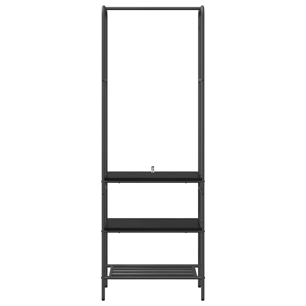 Porte-vêtements Chêne noir 60 x 30 x 171 cm Bois d'ingénierie - XIOS