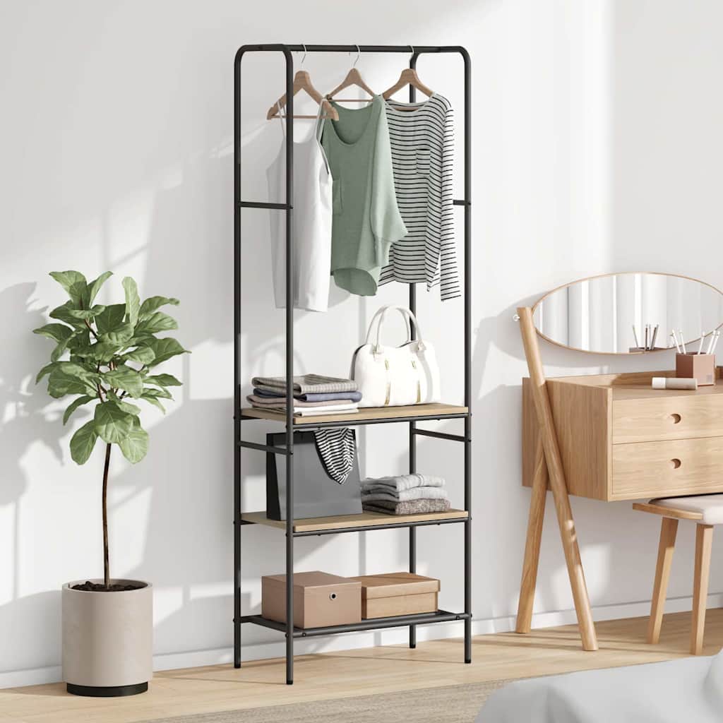 Porte-vêtements Chêne Sonoma 60 x 30 x 171 cm Bois d'ingénierie - XIOS
