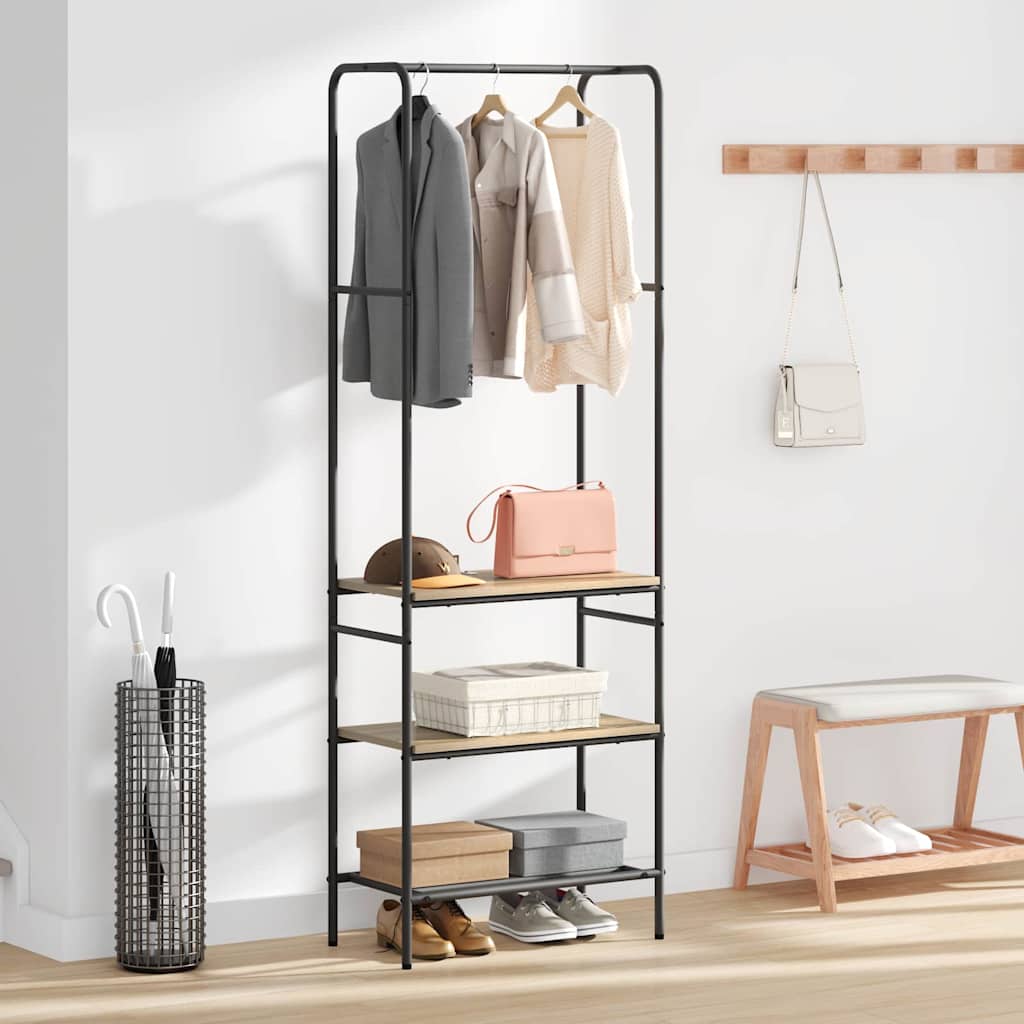 Porte-vêtements Chêne Sonoma 60 x 30 x 171 cm Bois d'ingénierie - XIOS