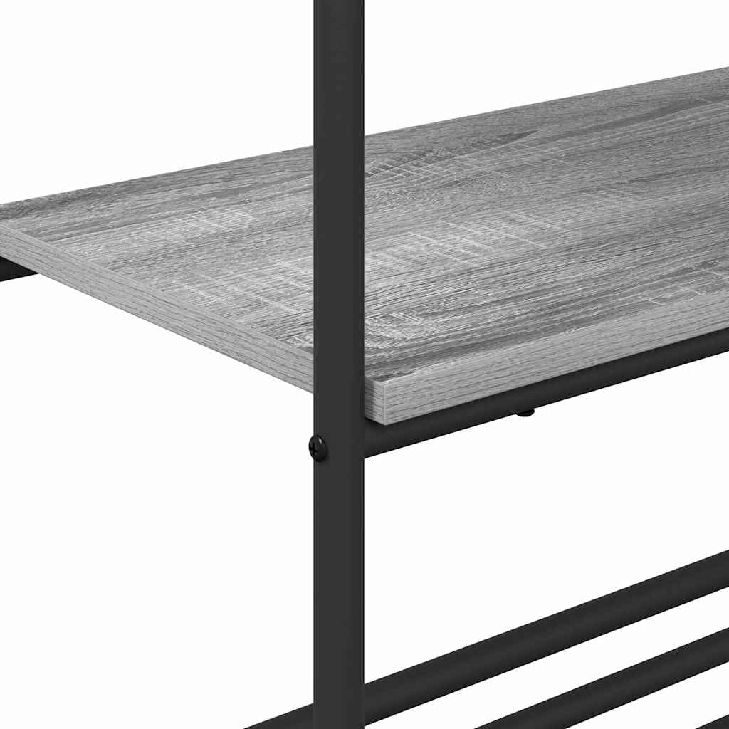 Porte-vêtements Sonoma gris 60 x 30 x 171 cm Bois d'ingénierie
