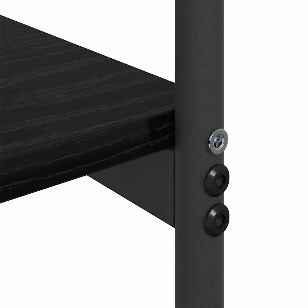 Table console Chêne noir 101 x 35 x 80,5 cm Bois d'ingénierie - XIOS