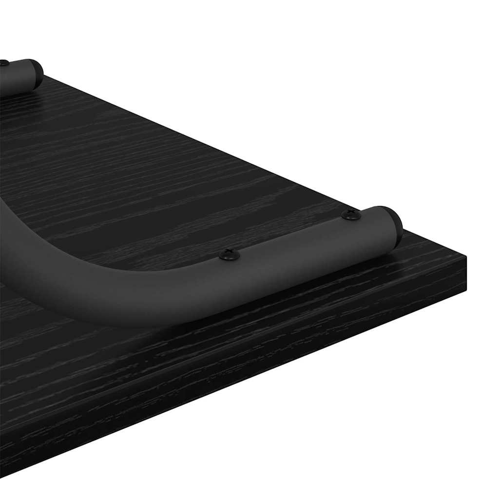 Table console Chêne noir 101 x 35 x 80.5 cm Bois d'ingénierie - XIOS