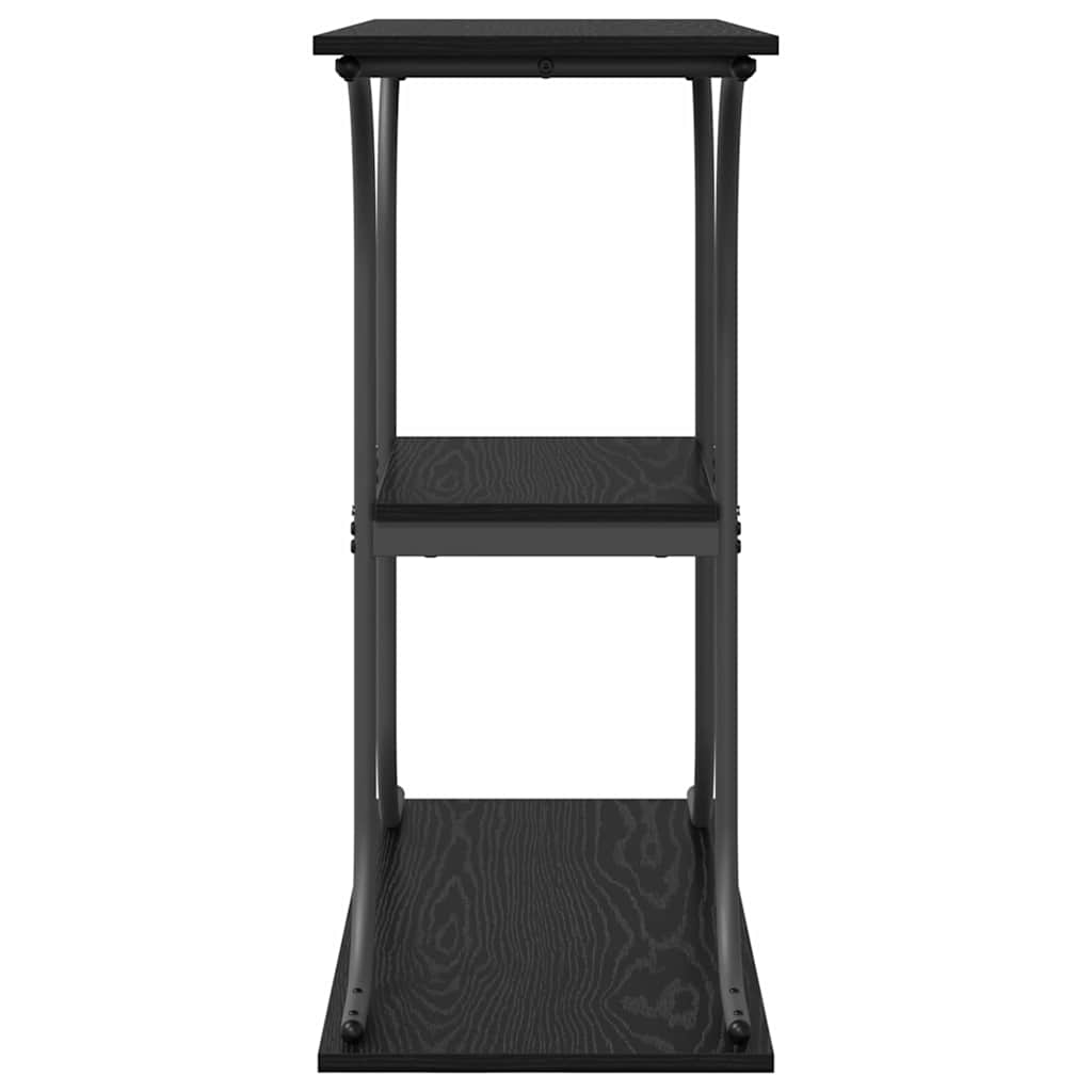 Table console Chêne noir 101 x 35 x 80,5 cm Bois d'ingénierie - XIOS