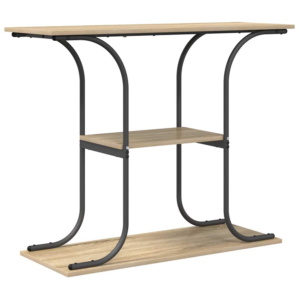 Table console Chêne sonoma 101 x 35 x 80.5 cm Bois d'ingénierie - XIOS