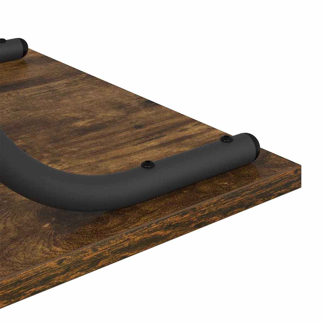 Table console Chêne fumé 101 x 35 x 80,5 cm Bois d'ingénierie - XIOS