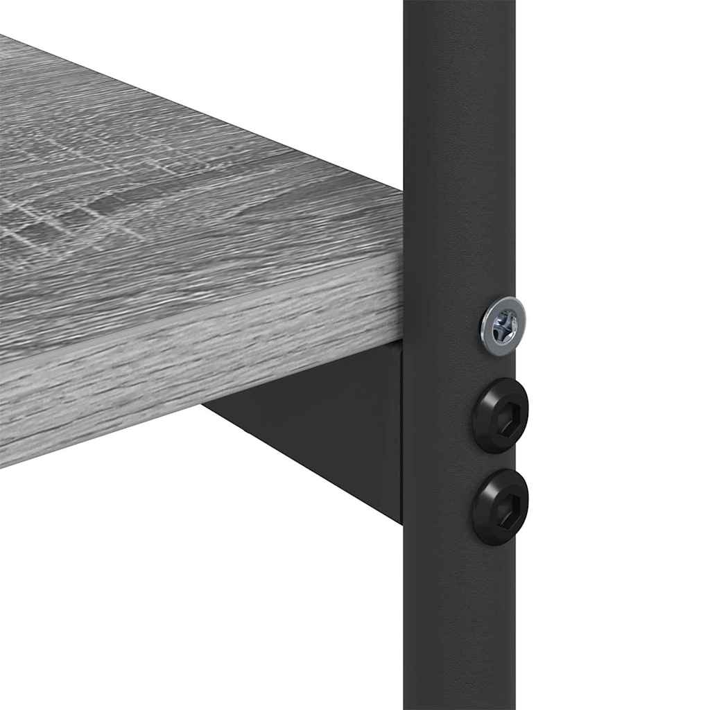 Table console Sonoma gris 101 x 35 x 80.5 cm Bois d'ingénierie - XIOS