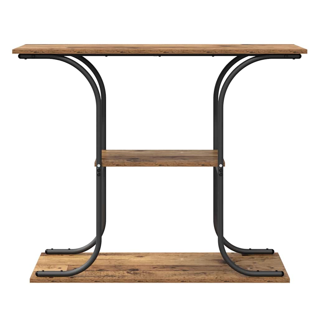 Table console Bois ancien 101 x 35 x 80,5 cm Bois d'ingénierie - XIOS