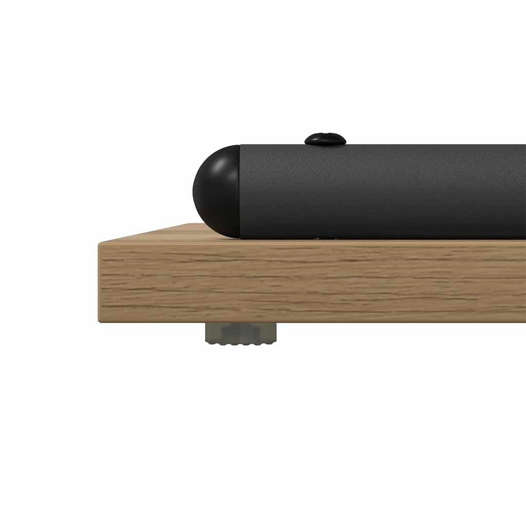 Table console avec étagère chêne artisanal 101 x 35 x 80.5 cm - XIOS