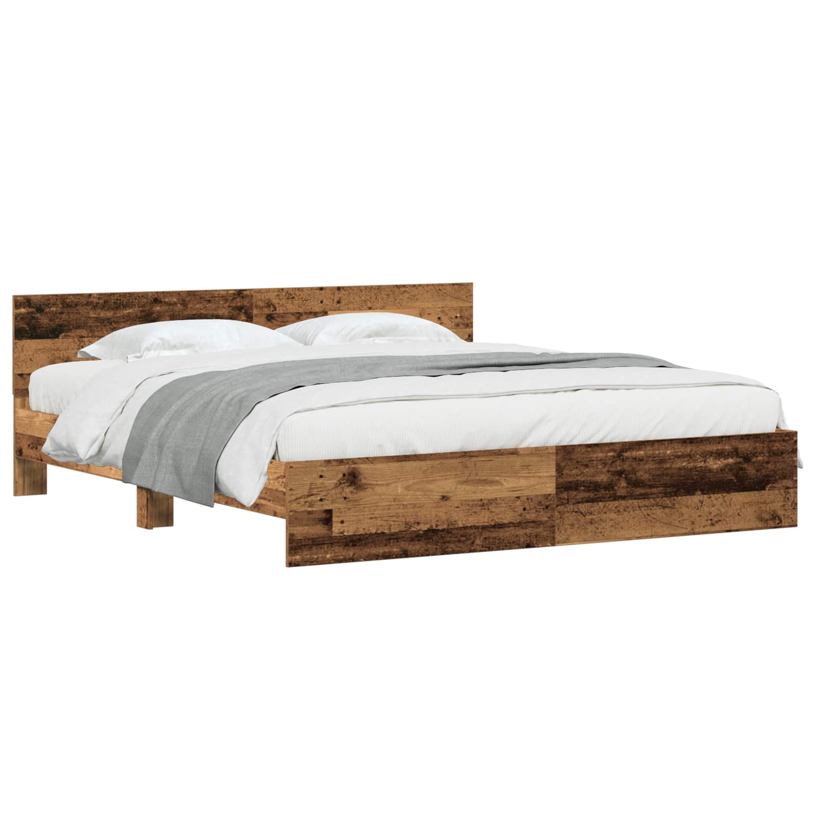 Cadre de lit Bois ancien 203 x 185 x 70 cm Bois d'ingénierie - XIOS