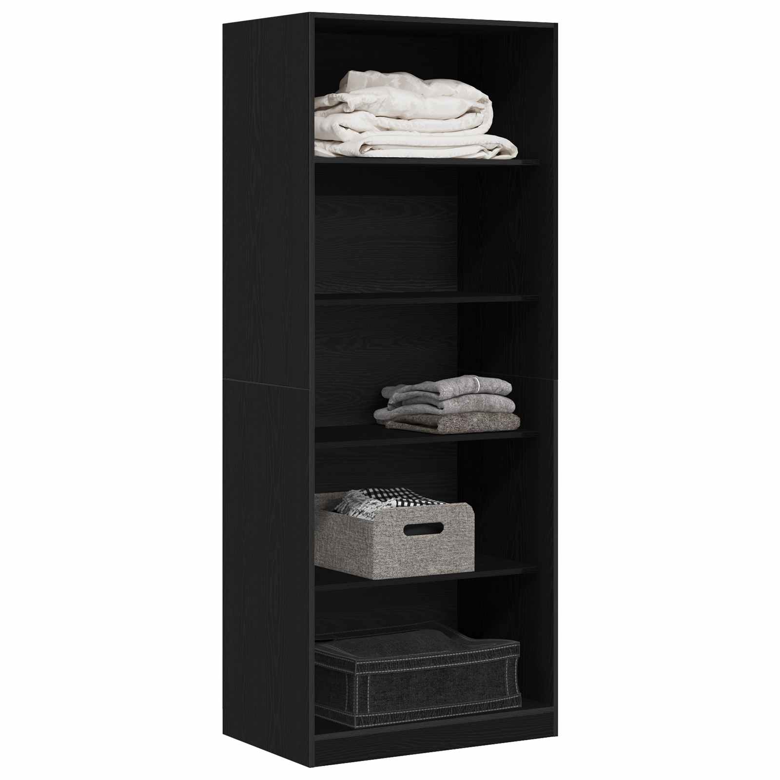 Armoire Chêne noir 80 x 50 x 200 cm Bois d'ingénierie - XIOS