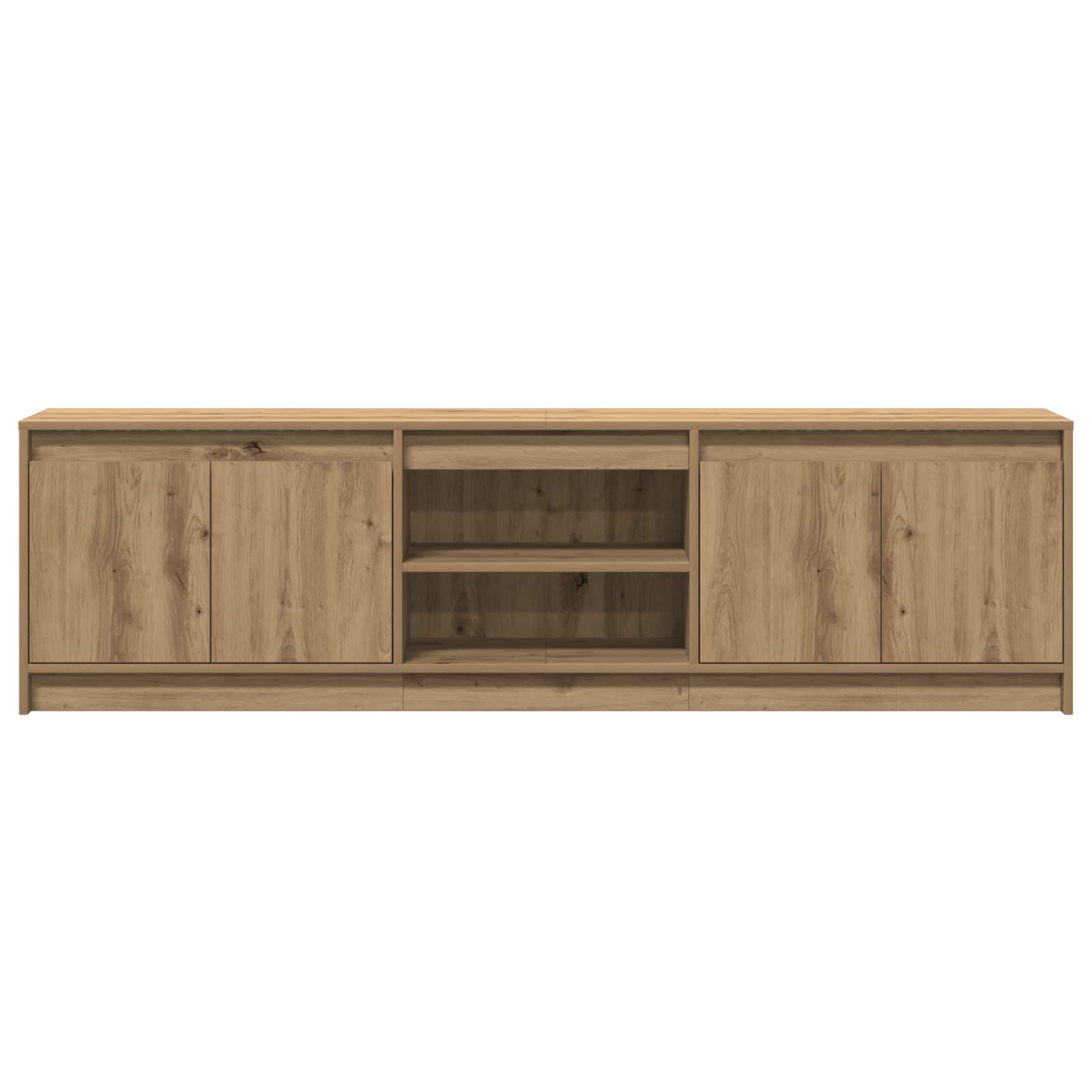 Unites TV 2 pcs Marron 180 x 34 x 50 cm Bois d'ingénierie - XIOS