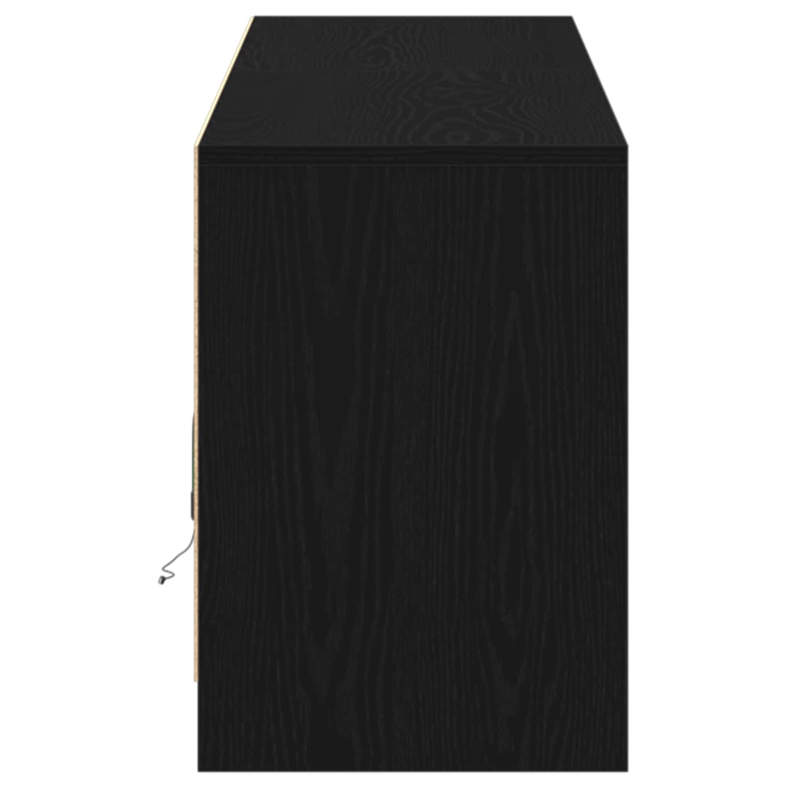 Unites TV 2 pcs Noir 180 x 34 x 50 cm Bois d'ingénierie - XIOS