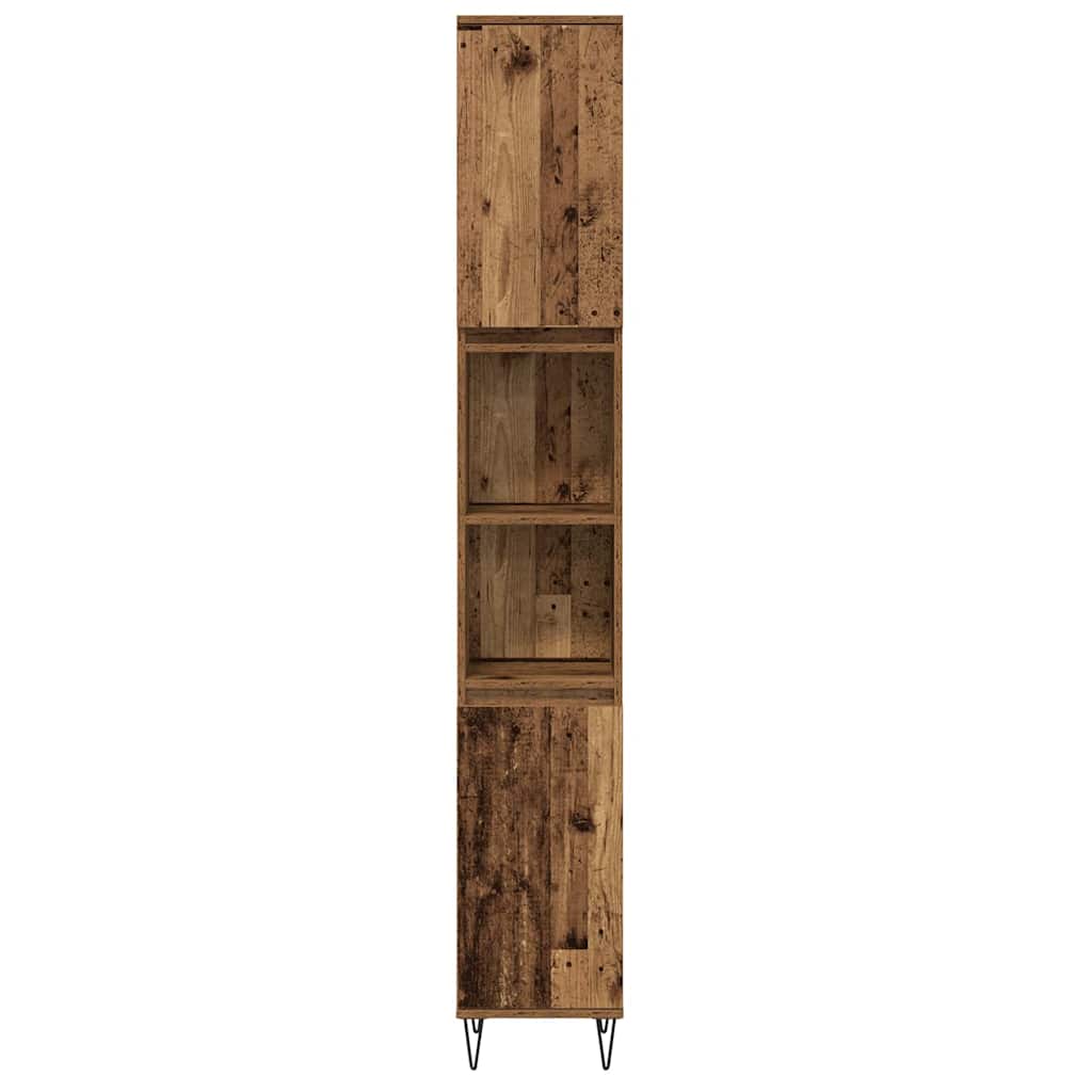 Ensemble de mobilier de salle de bain 3 pc Bois Ancien