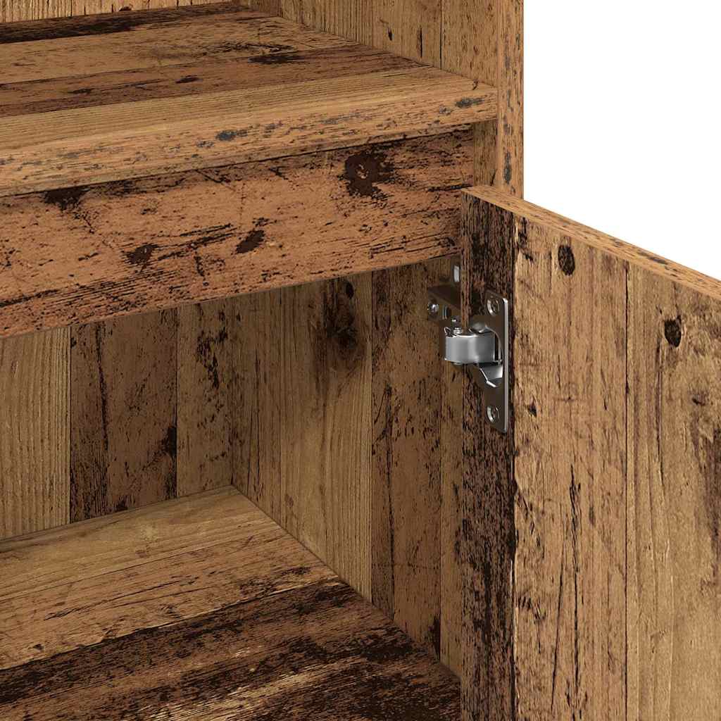 Ensemble de mobilier de salle de bain 3 pc Bois Ancien
