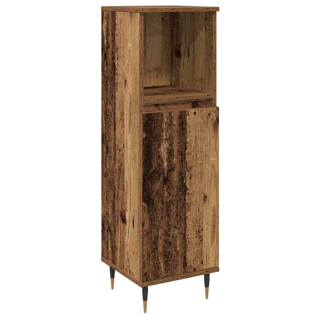 Ensemble de mobilier de salle de bain 3 pc Bois Ancien