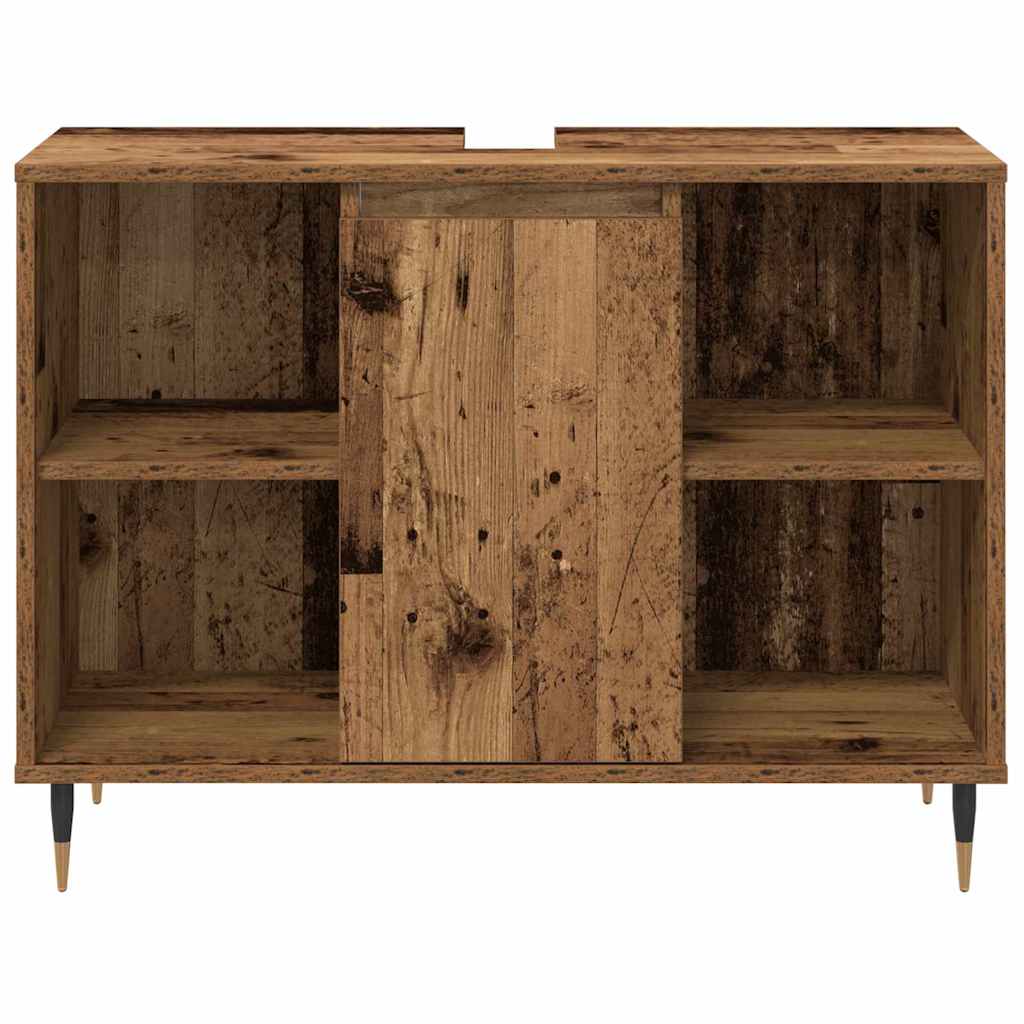 Ensemble de mobilier de salle de bain 3 pc Bois Ancien
