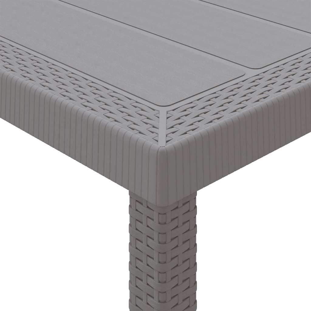 Ensemble de salle à manger pour jardin 9 pcs Gris clair - XIOS