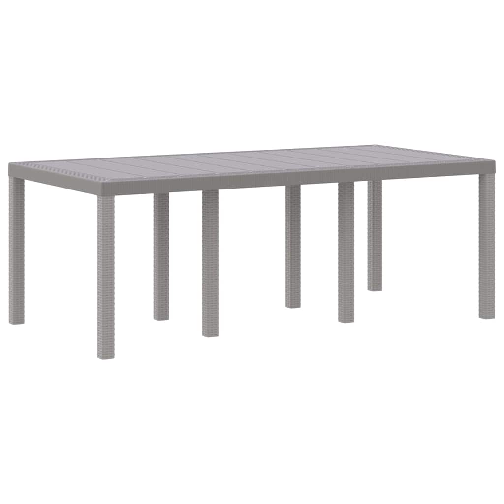 Ensemble de salle à manger pour jardin 9 pcs Gris clair - XIOS