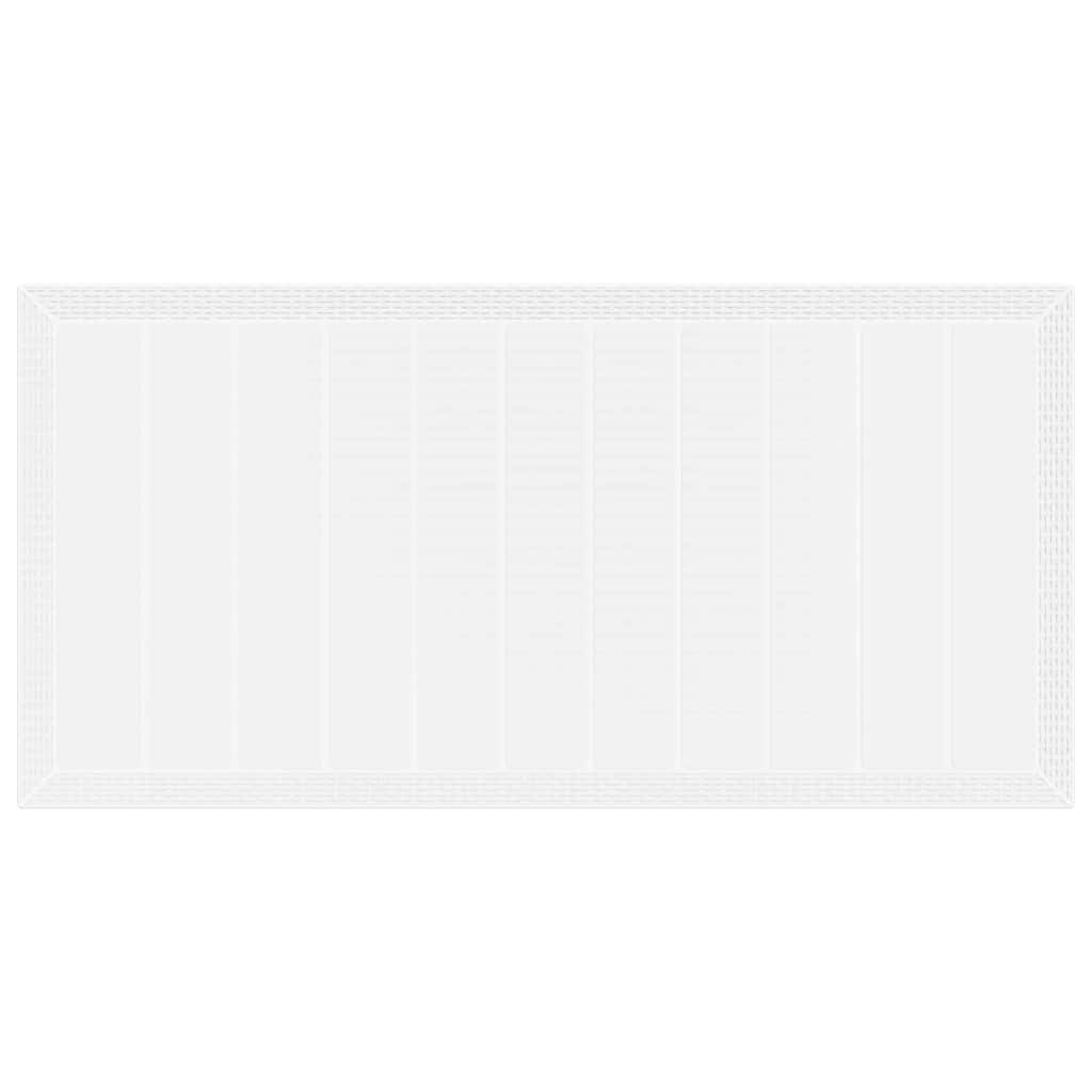 Ensemble de salle à manger pour jardin 7 pcs Blanc - XIOS