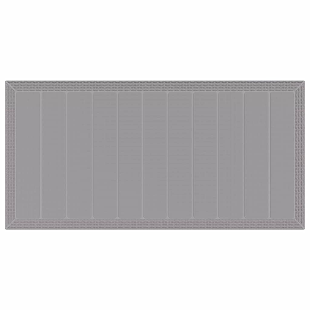 Ensemble de salle à manger pour jardin 7 pcs Gris clair - XIOS