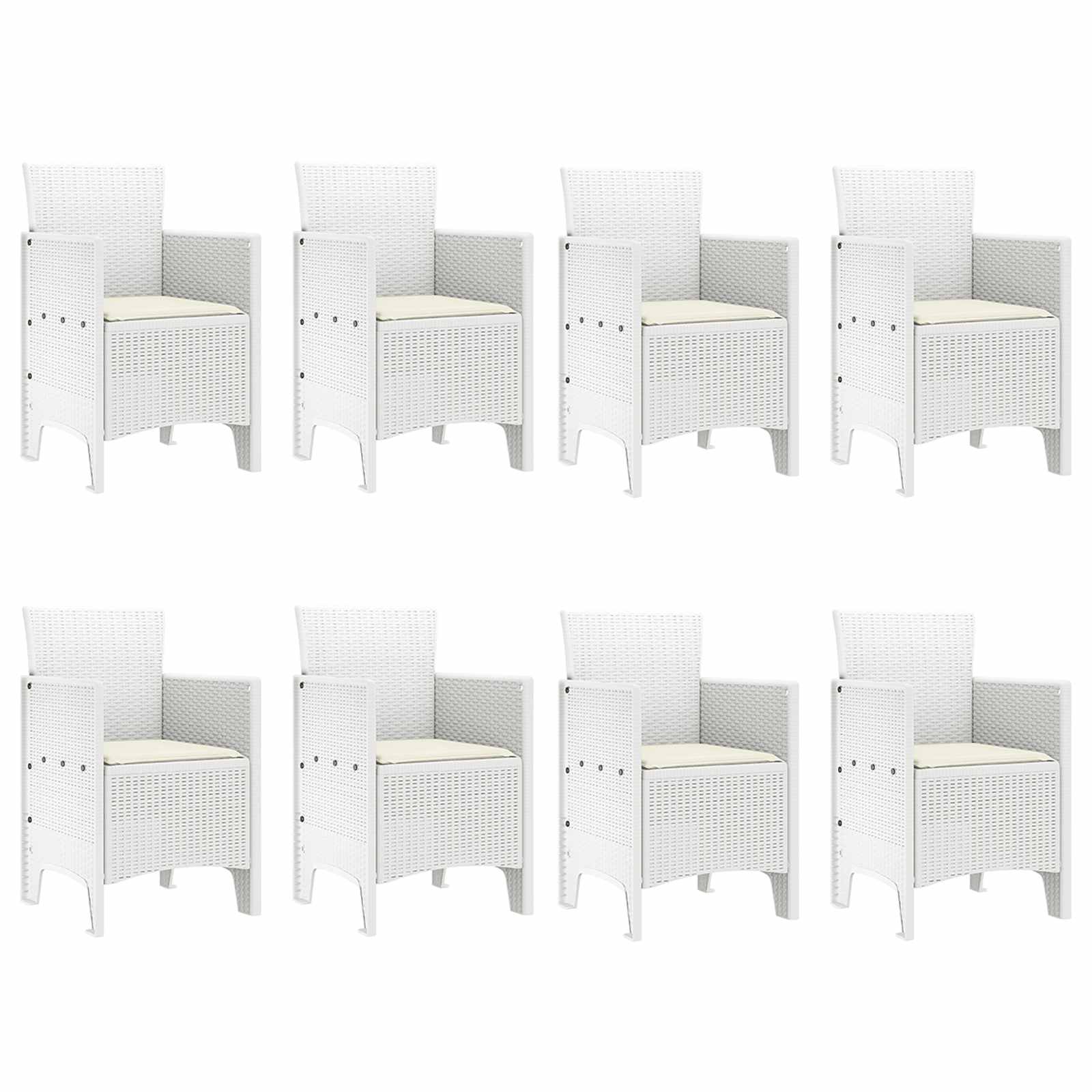 Ensemble de salle à manger pour jardin 9 pc Gris clair - XIOS