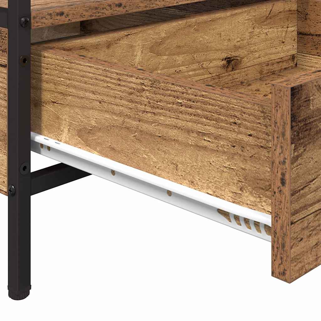 Table basse Bois ancien 100 x 51 x 45 cm Bois d'ingénierie - XIOS