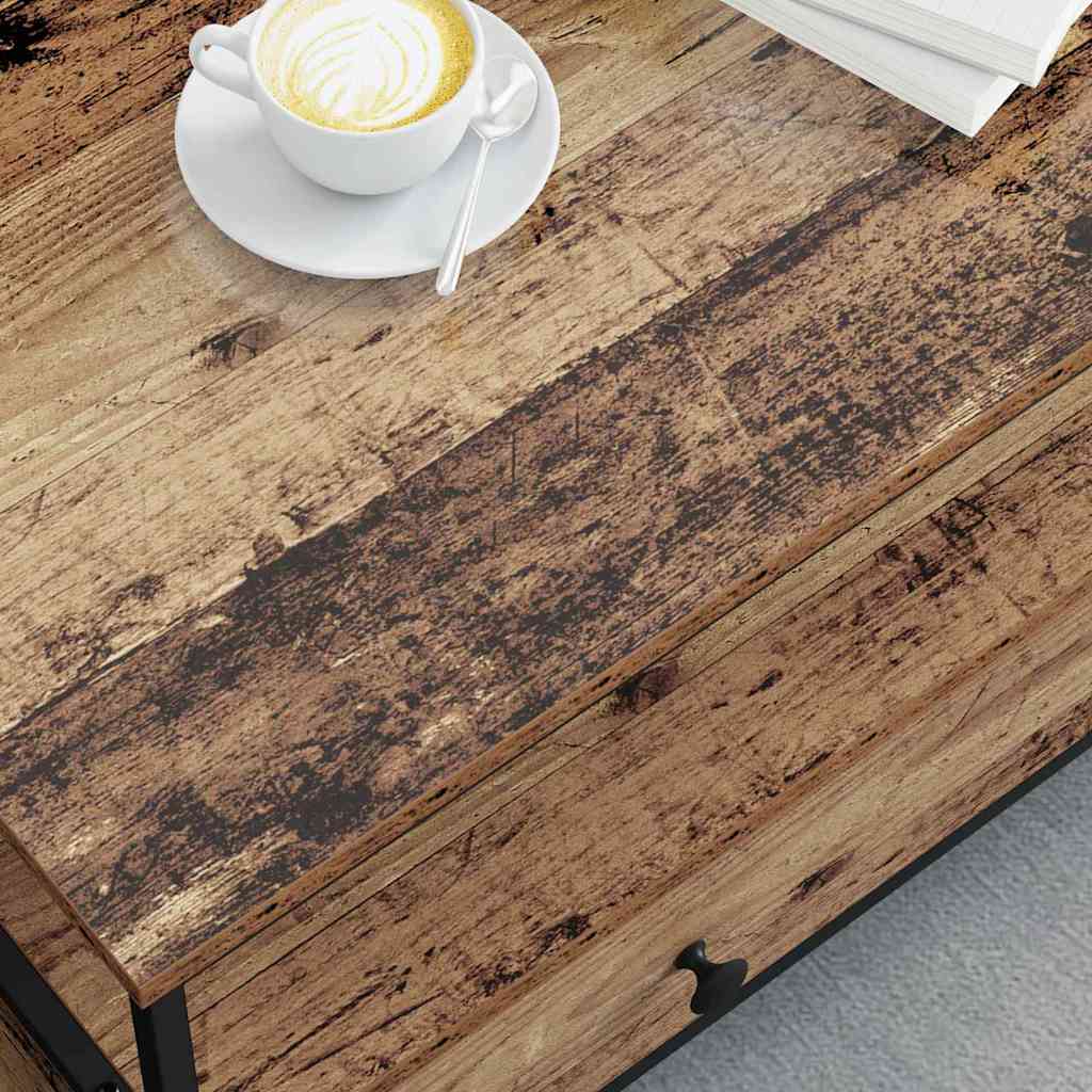Table basse Bois ancien 100 x 51 x 45 cm Bois d'ingénierie - XIOS