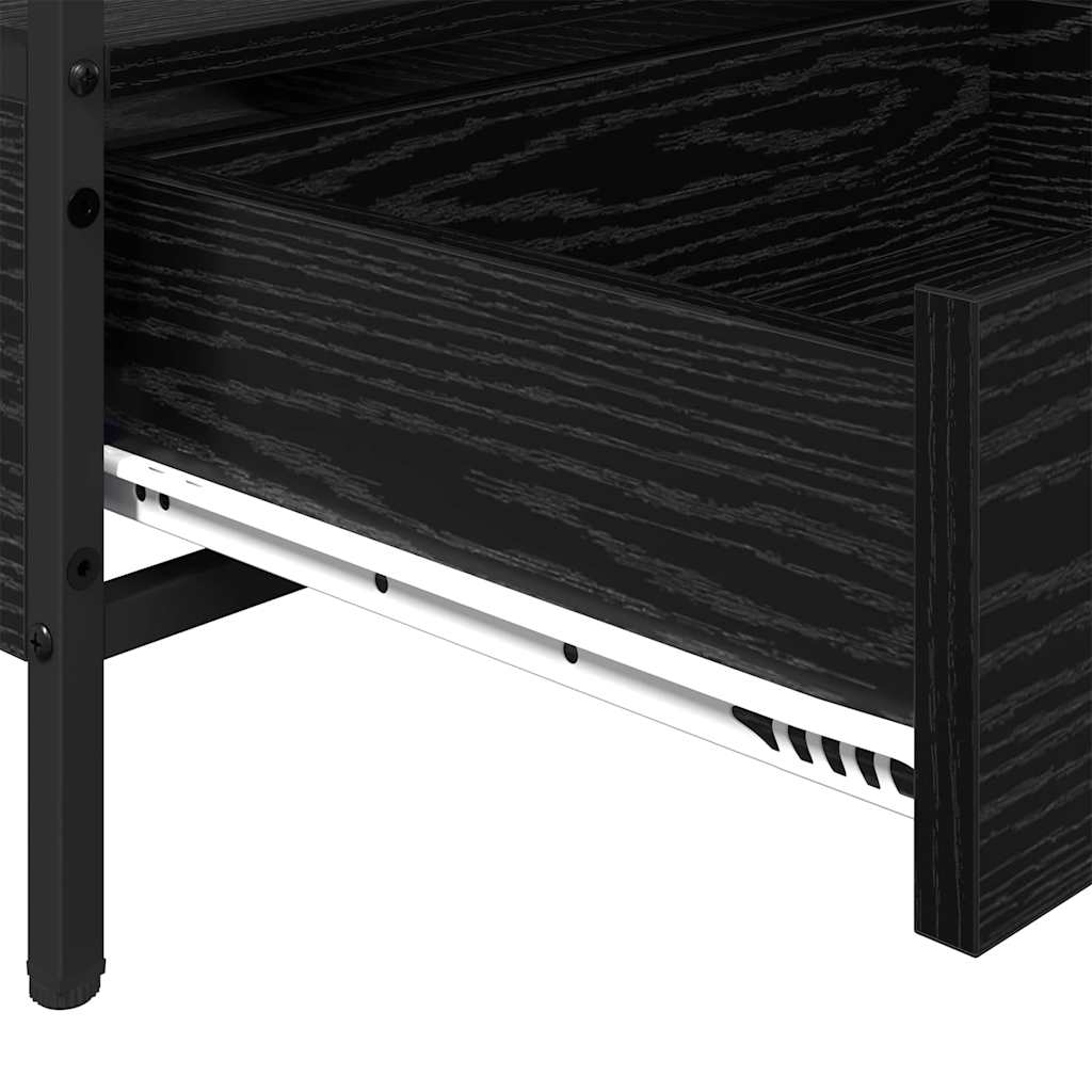 Table basse Chêne noir 100 x 51 x 45 cm Bois d'ingénierie - XIOS