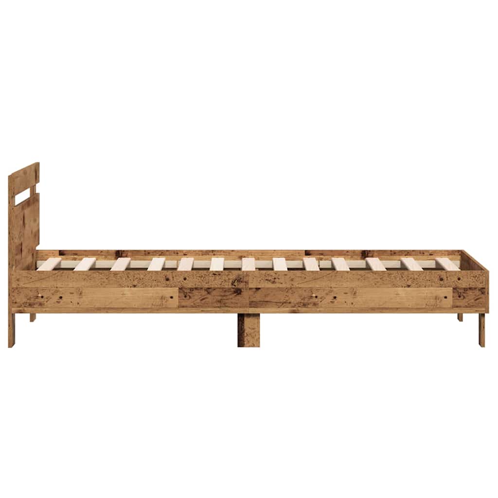 Cadre de lit Bois ancien 193 x 95 x 88 cm Bois d'ingénierie - XIOS