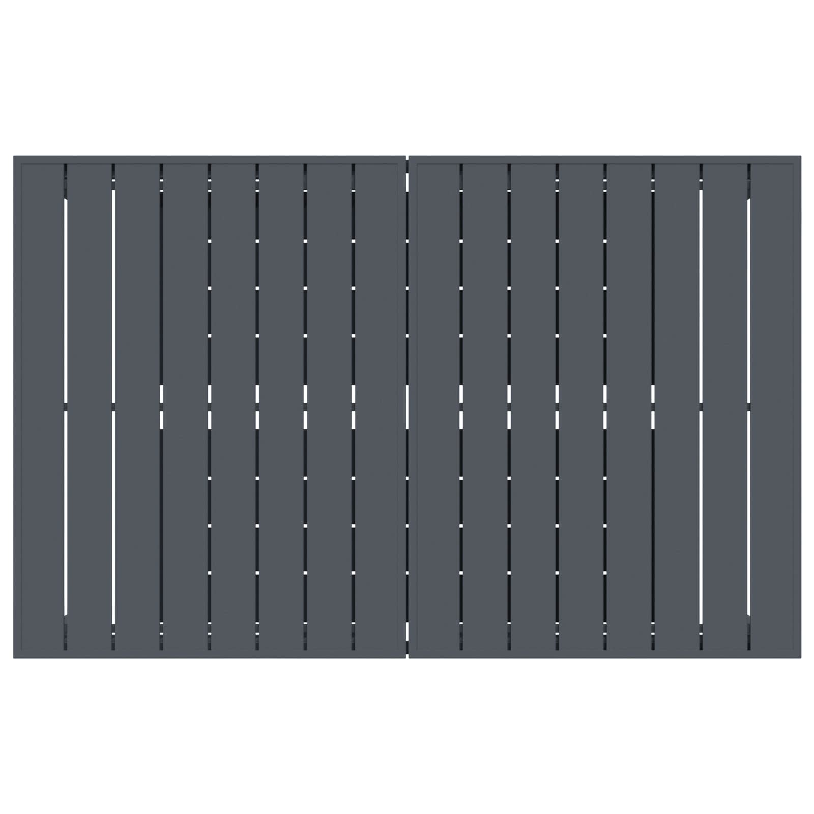 Ensemble de salle à manger pour jardin 9 pcs Anthracite - XIOS