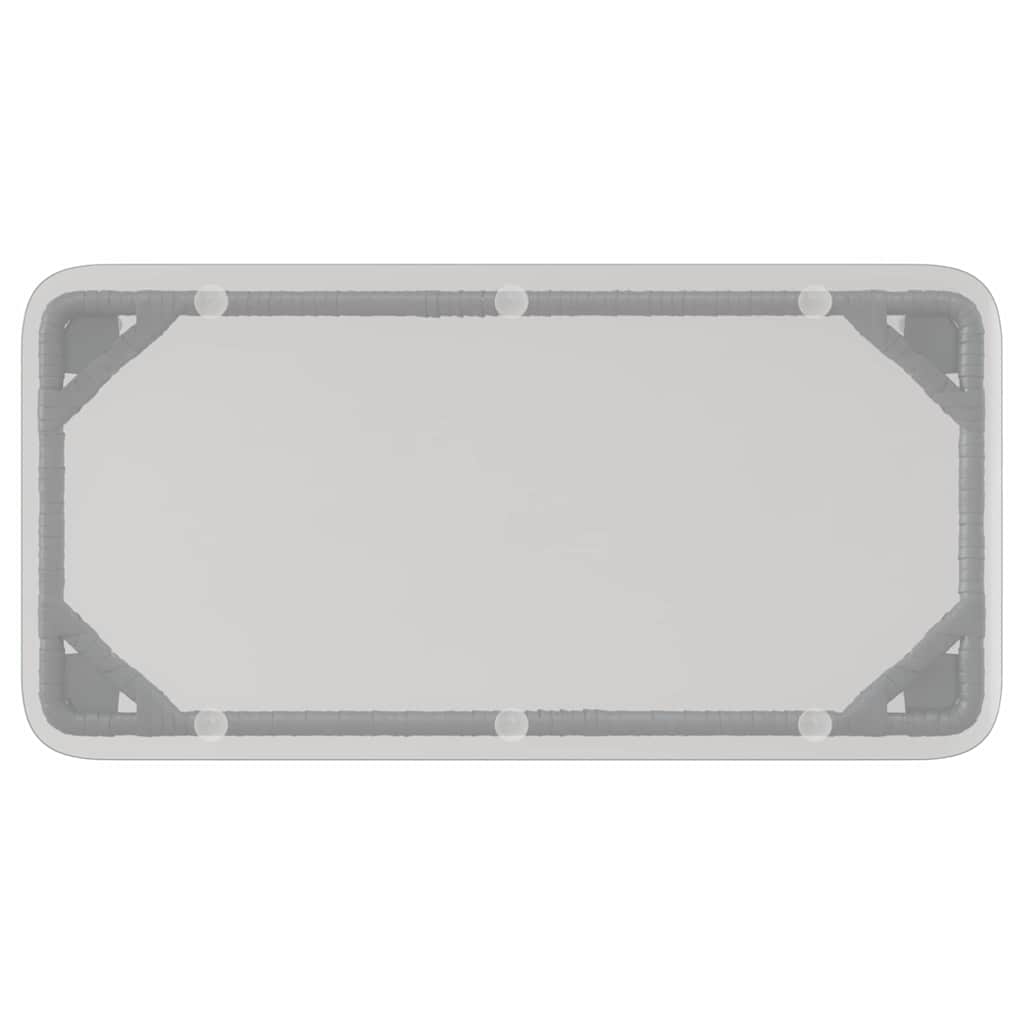 Ensemble de meubles de jardin 4 pcs Noir et Crème polyrotin - XIOS