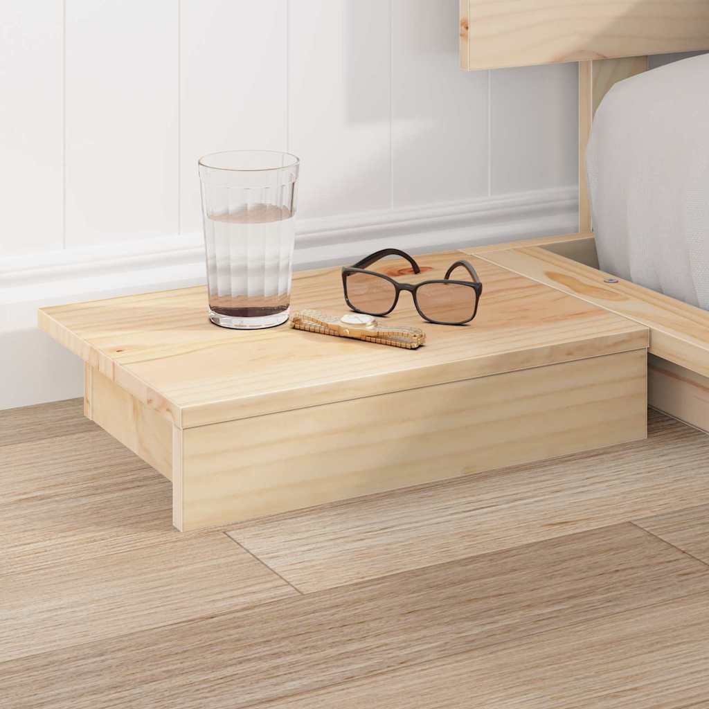 Cadre de lit Marron 200 x 200 cm bois - XIOS